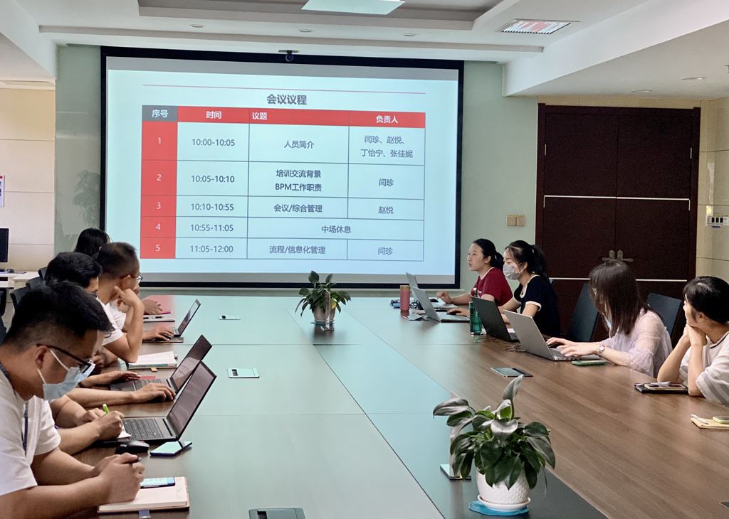 304am永利集团召开首期BPM专项培训交流会